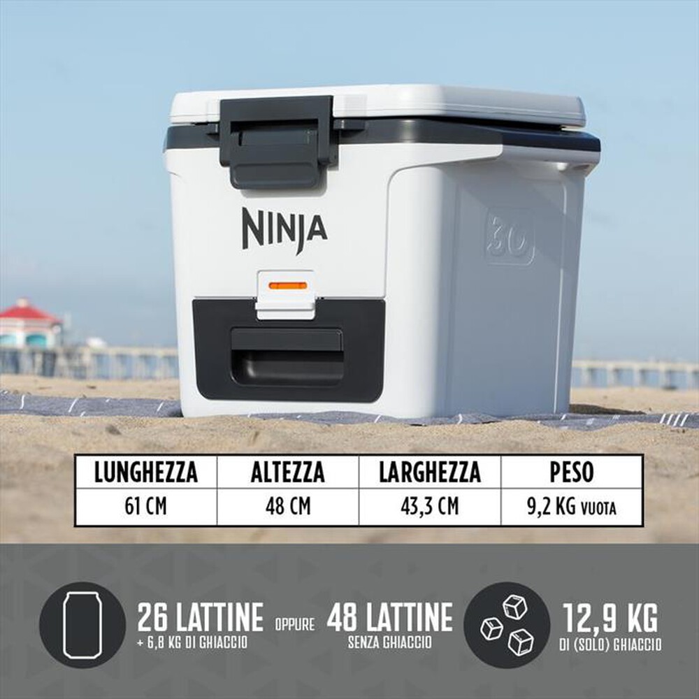 "NINJA - FRIGO PORTATILE FROSTVAULT 28LT-Bianco nuvola"