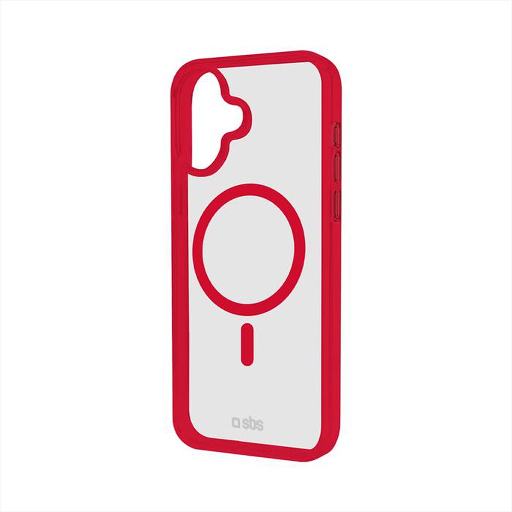 "SBS - Cover Mag Frame iPhone 16 TEMAGCOLIP1661R-Rosso"