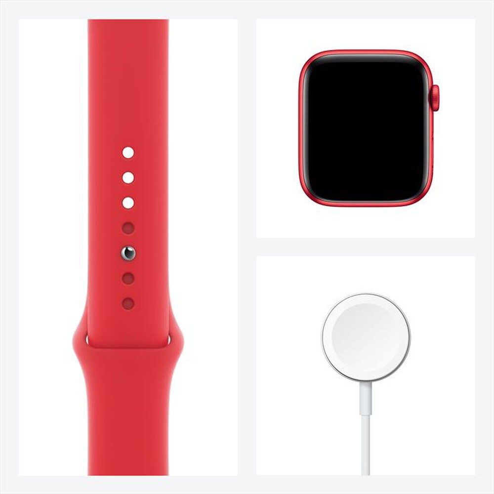 "APPLE - Watch Series 6 GPS+Cellular 44mm All Rosso-Cinturino Sport Rosso"