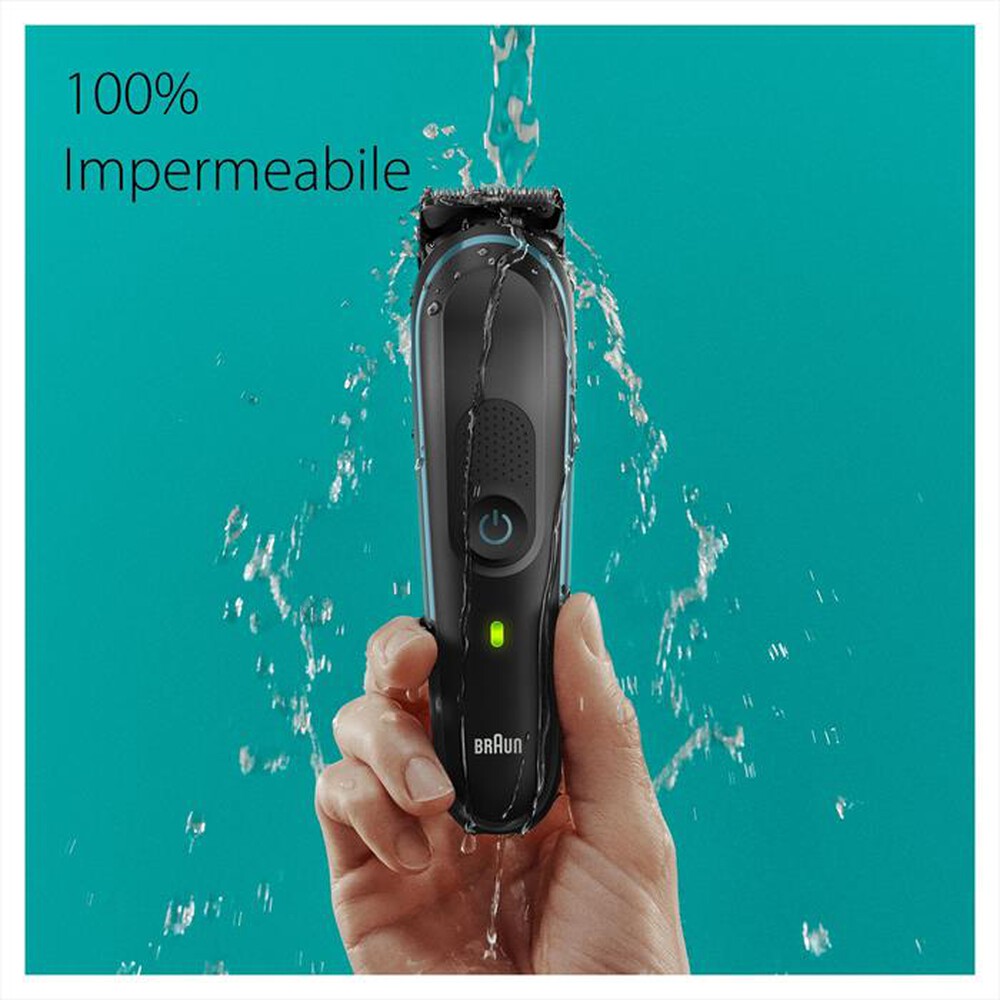 Immagine del prodotto BRAUN - Regolabarba SERIES 5 MGK5411-Black / Nordic Blue