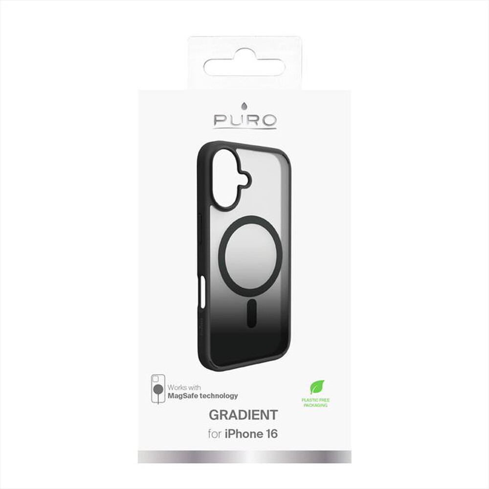 Immagine del prodotto PURO - Cover Gradient per iPhone 16 PUIPC1661GRADBLK-Nero