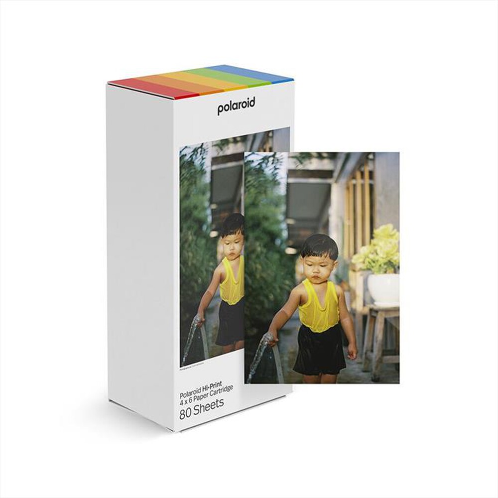 Immagine del prodotto POLAROID - HI-PRINT 4X6 - CARTRIDGE 80 FOGLI-bianco