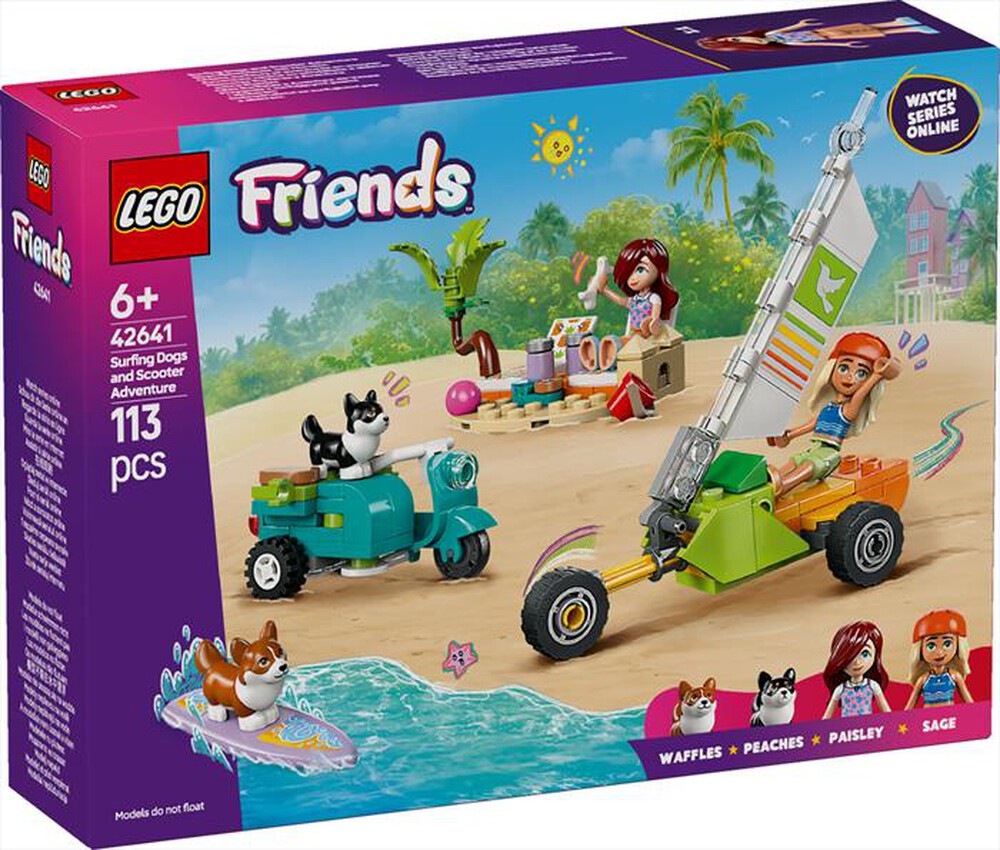 Immagine del prodotto LEGO - FRIENDS Avventure canine windskate e sidecar 42641