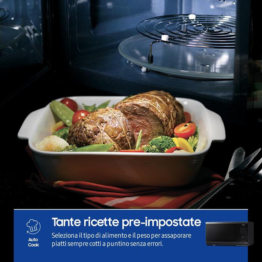 "SAMSUNG - Forno microonde MG23DG4524CGE1-Nero"