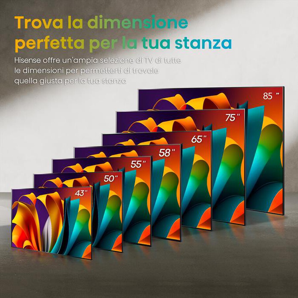 Immagine del prodotto HISENSE - Smart TV LED UHD 4K 55" 55A69N-NERO