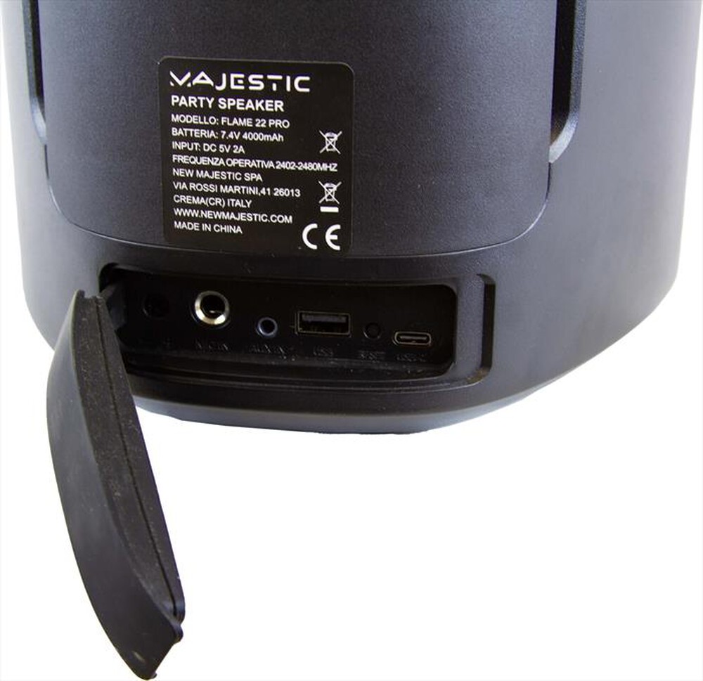 Immagine del prodotto MAJESTIC - Party speaker FLAME 22 PRO-NERO