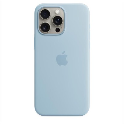 APPLE - Custodia MagSafe in silicone per iPhone 15 Pro Max-Blu chiaro