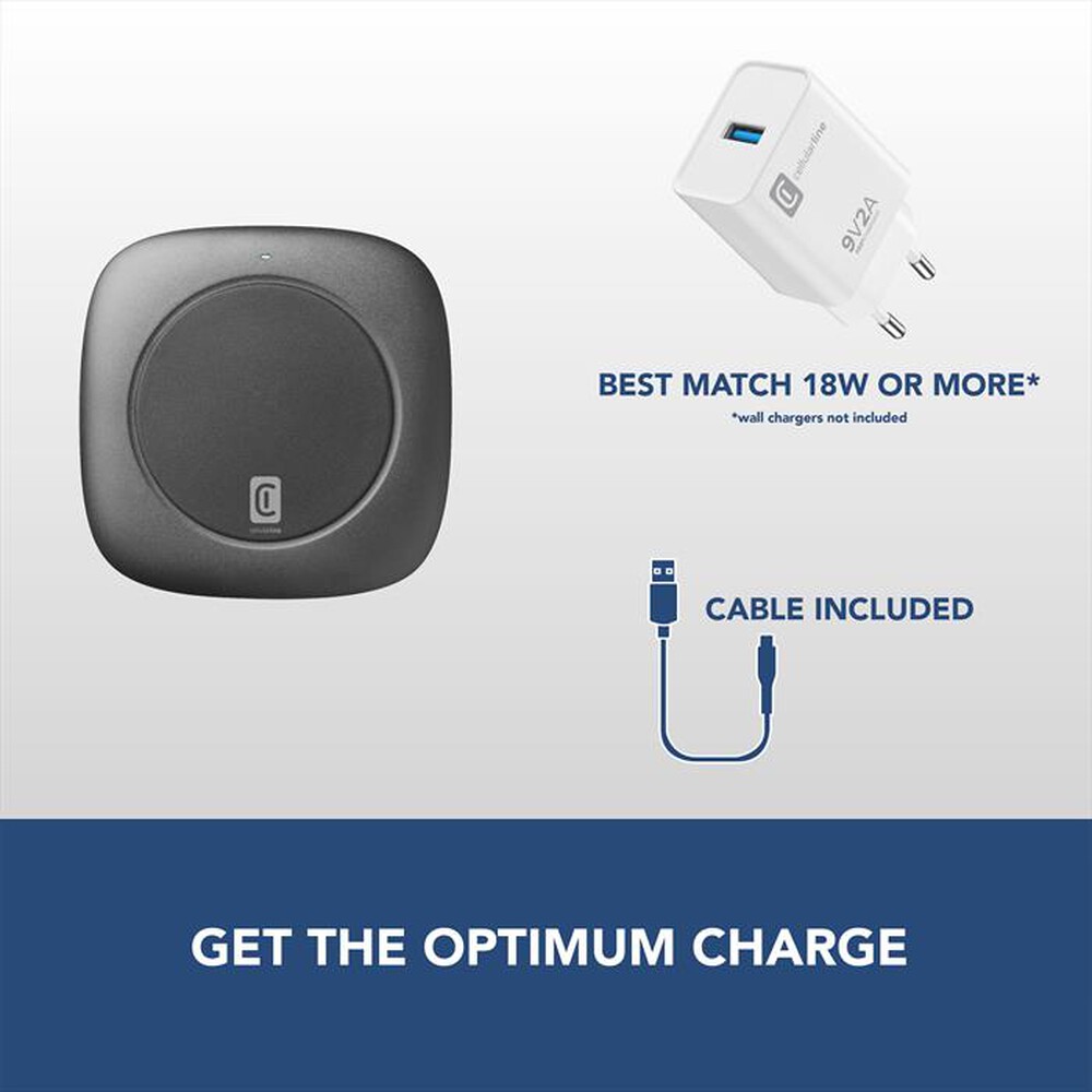Immagine del prodotto CELLULARLINE - WIRELESSPAD10WK Carica Batterie-Nero