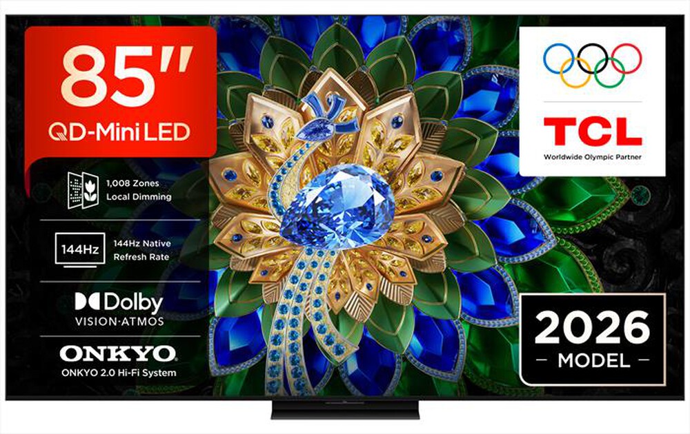 Immagine del prodotto TCL - Smart TV Mini LED 4K 85" 85A400U-Nero