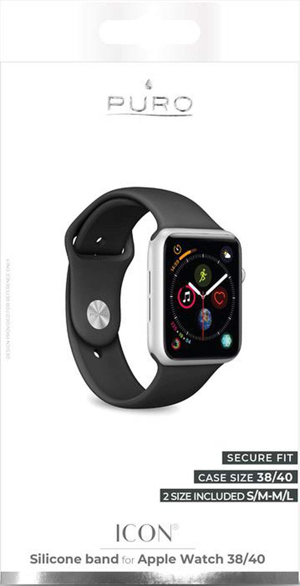 "PURO - AW40ICONBLK-nero"