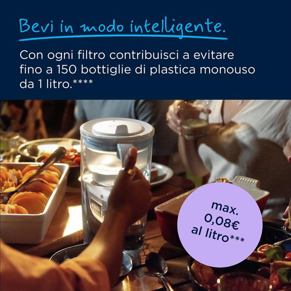 Immagine del prodotto BRITA - Caraffa filtrante CARAFFA IN VETRO-Bianco/Trasparente/azzurro