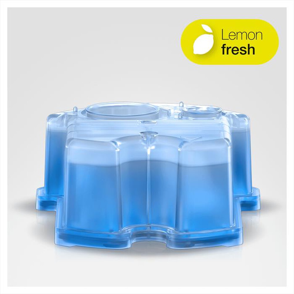"BRAUN - CLEAN&CHARGE CARTUCCE-Celeste"
