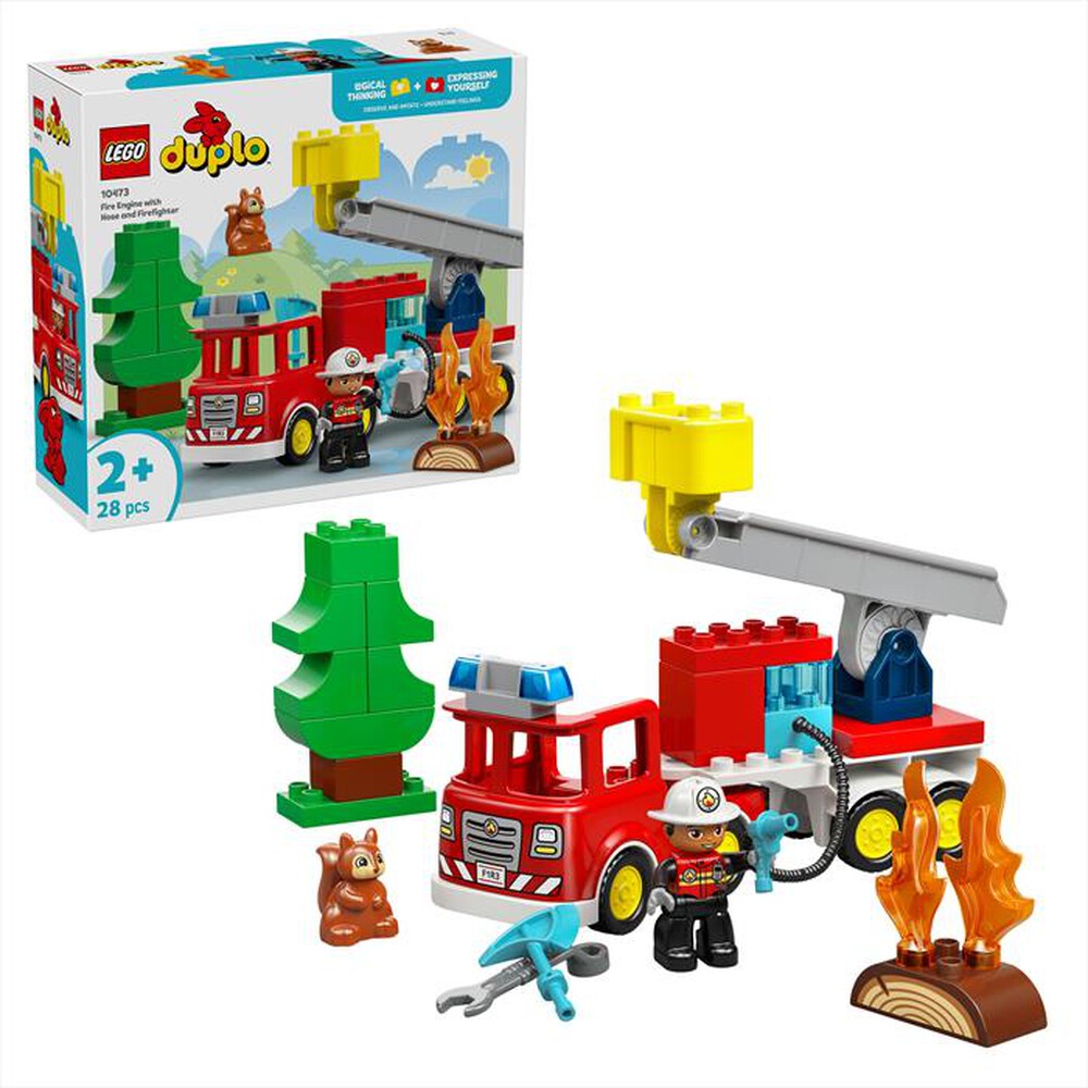 Immagine del prodotto LEGO - DUPLO Autopompa con manichetta e pompiere - 10473-Multicolore