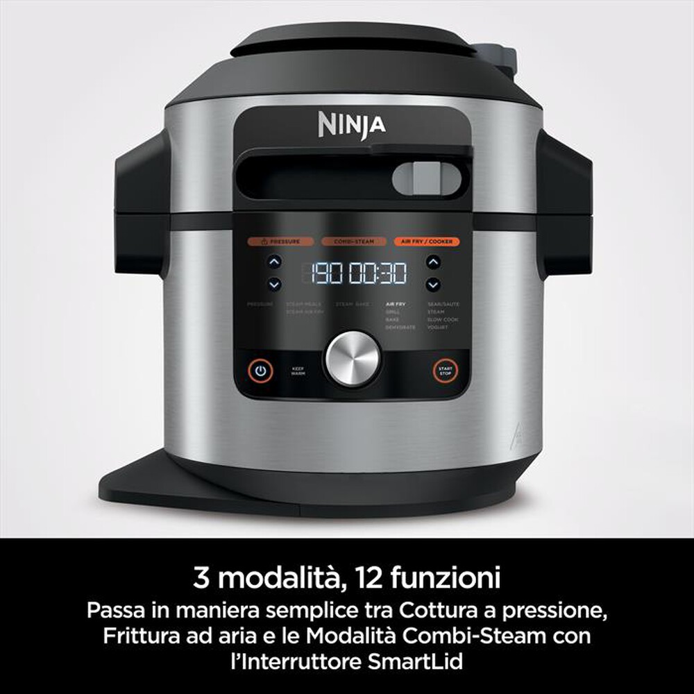 "NINJA - Multicooker  OL650EU SMARTLID 12-IN-1 7,5L-Nero"