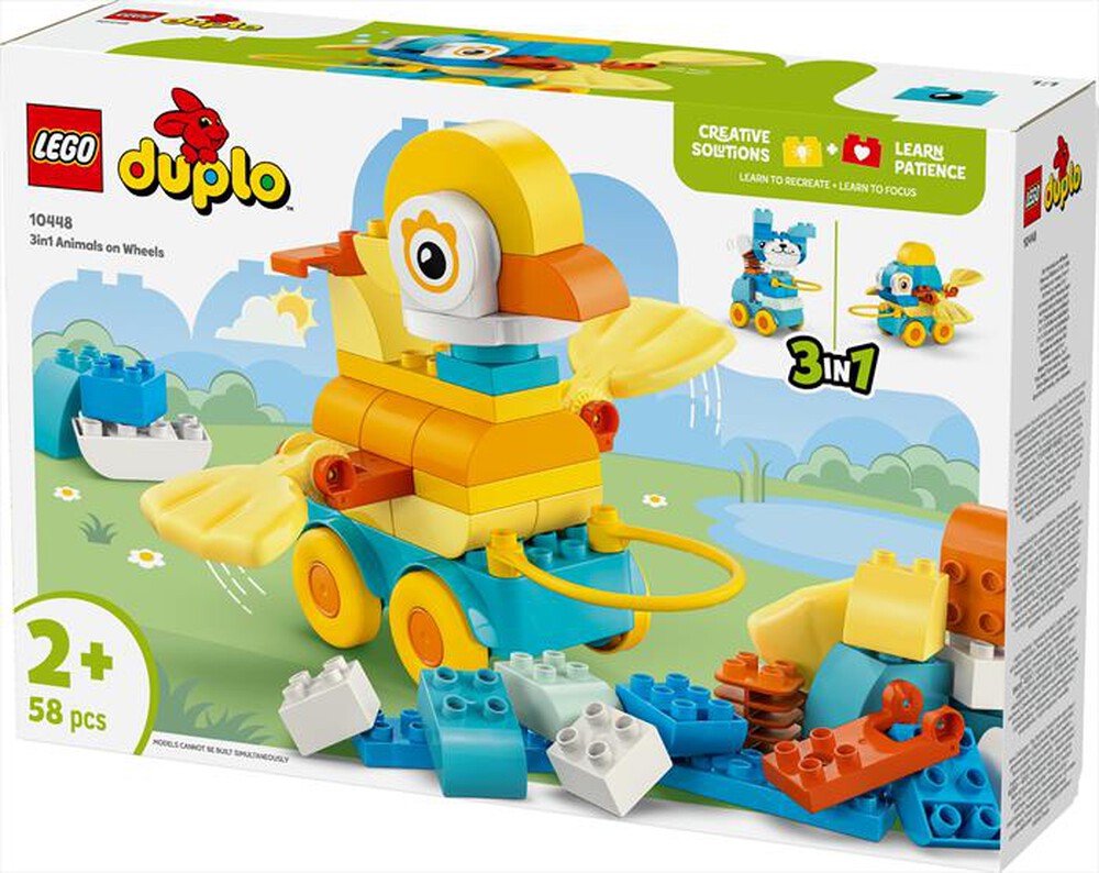 "LEGO - ANIMALI SU RUOTE 3 IN 1-,"