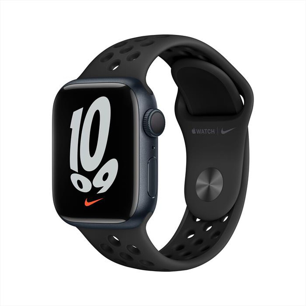 "APPLE - Apple Watch NIKE Series 7 GPS 41mm Alluminio-Sport Antracite Nero"