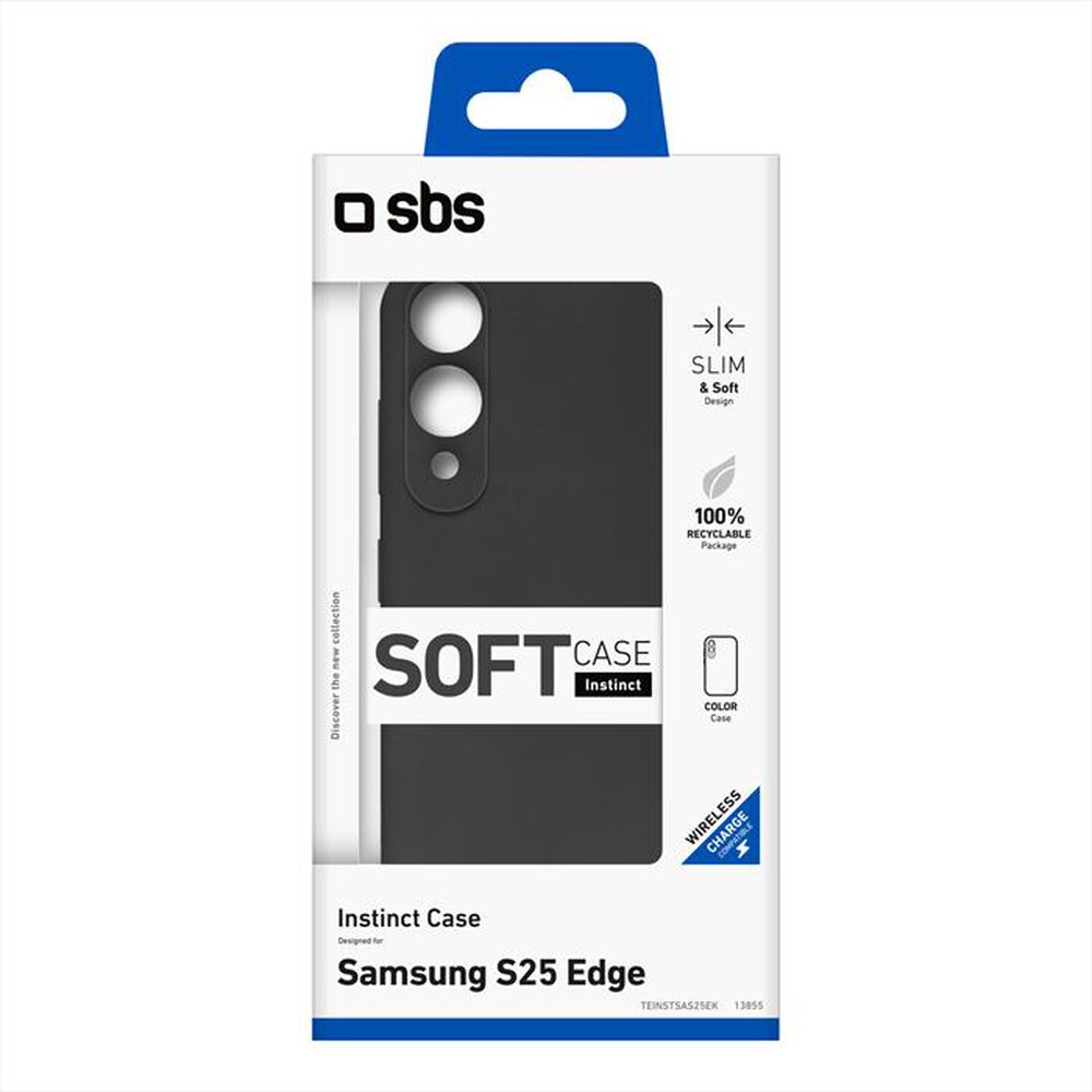 Immagine del prodotto SBS - Cover Instinct Samsung S25 Edge TEINSTSAS25EK-Nero