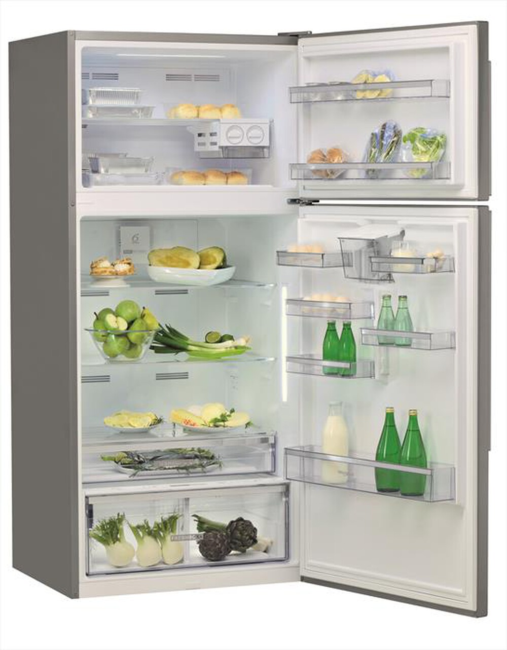 "WHIRLPOOL - Frigorifero 2 porte W84TE 72 X Classe E"