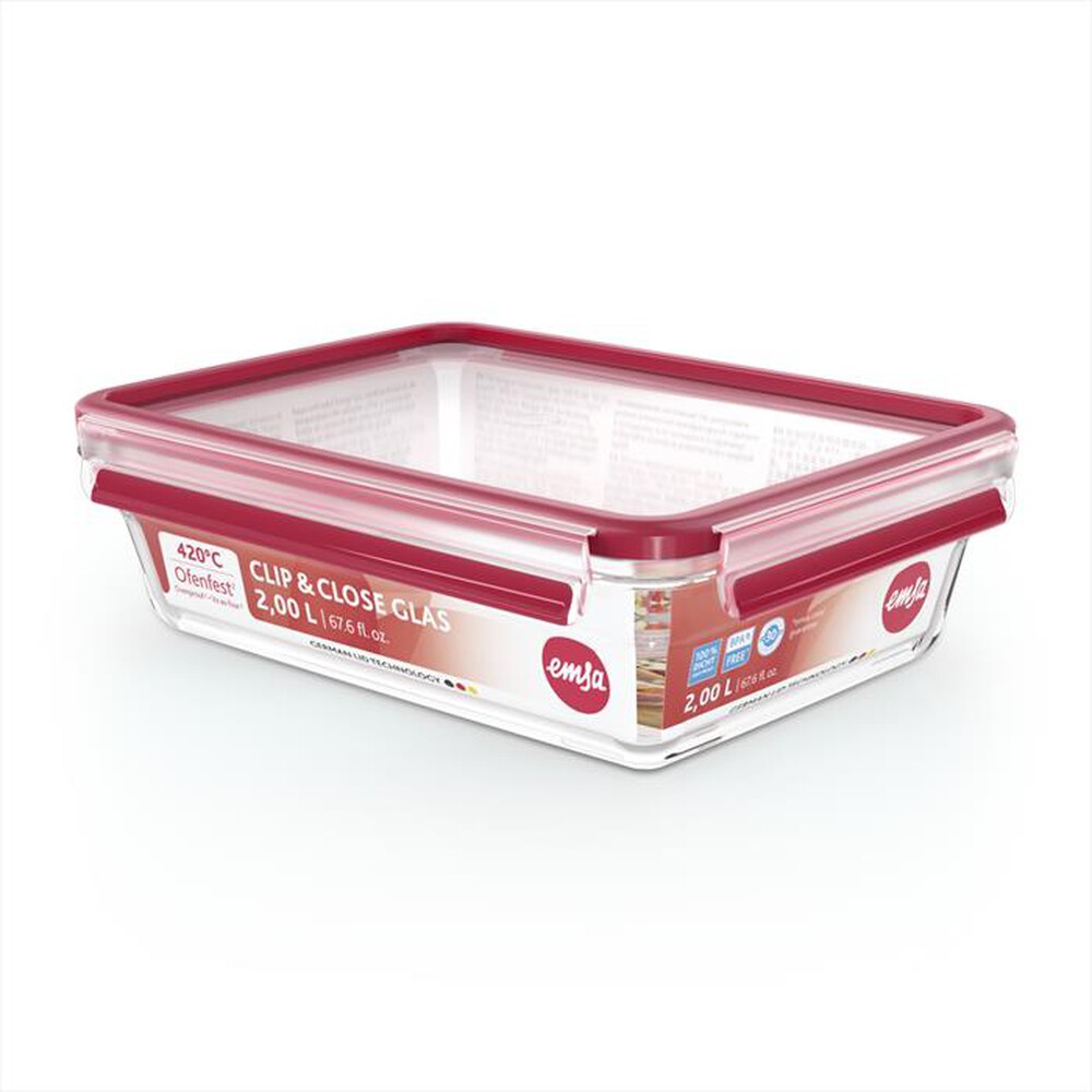 "EMSA - Contenitore in vetro Clip&Close 3 lt N1041200"