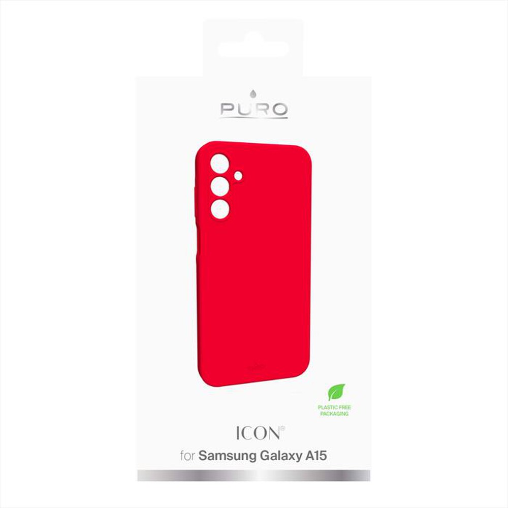 Immagine del prodotto PURO - Cover Silicone Liquido PUSGA15ICONRED Galaxy A15-Rosso