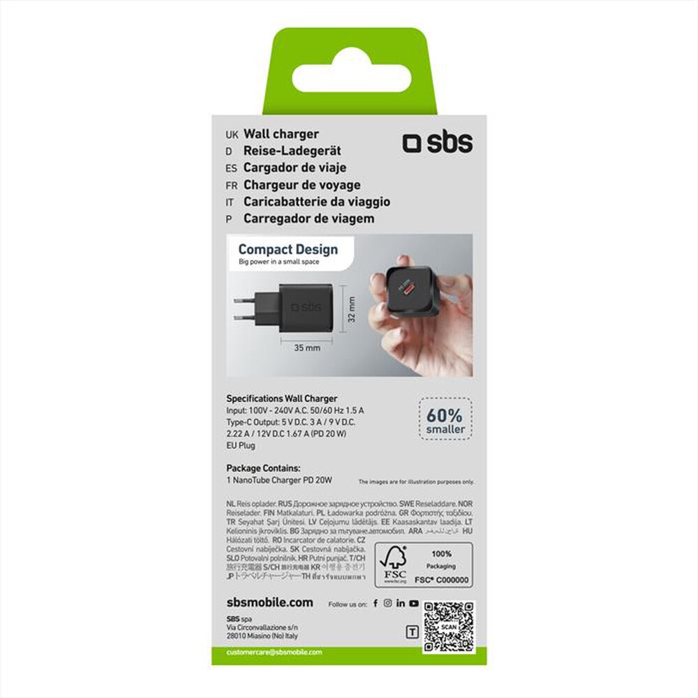 "SBS - Caricatore TETRGAN1C20K-Nero"