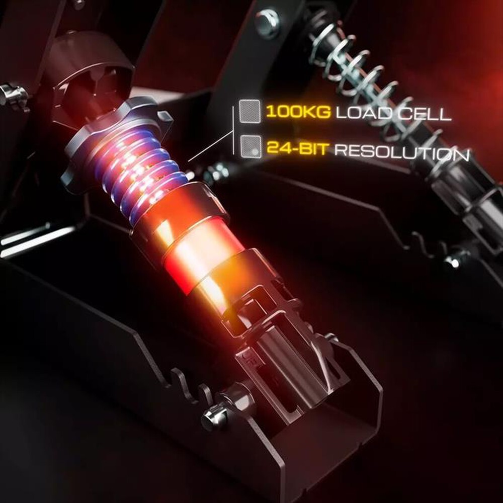 Immagine del prodotto THRUSTMASTER - Pedialiera metallo 3 pedali RACELINE PEDALS III LC-Nero