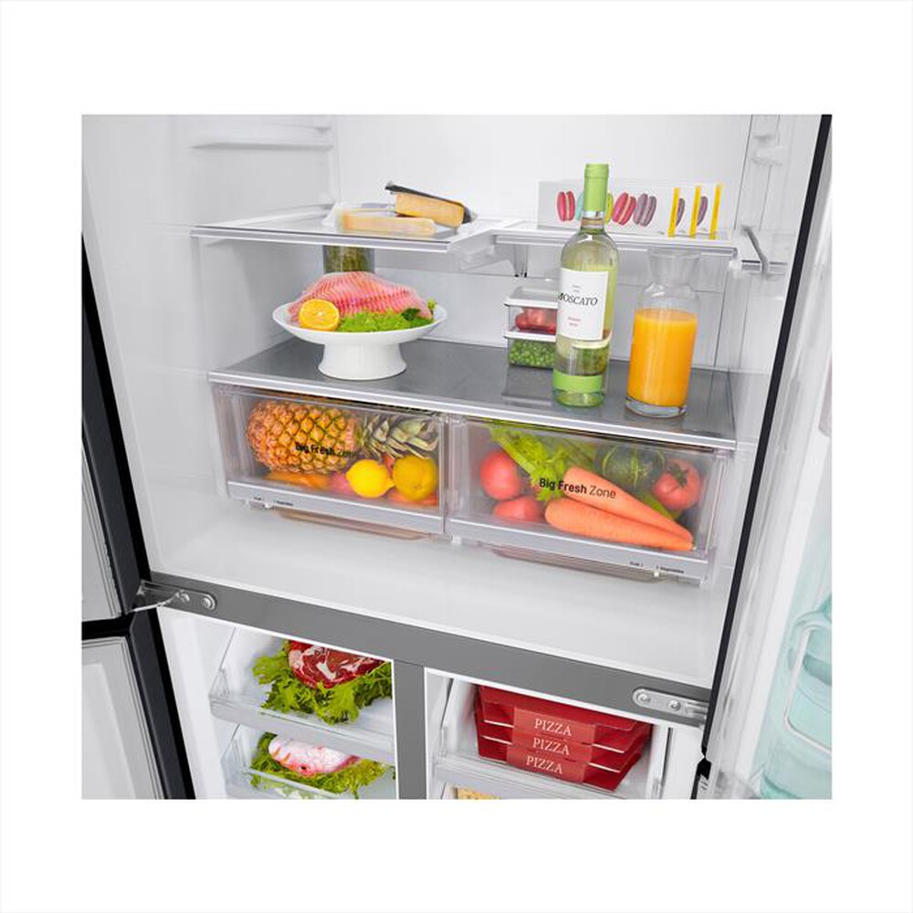 "LG - Frigorifero Multidoor GMQ844MC5E Classe E 530lt-Black"