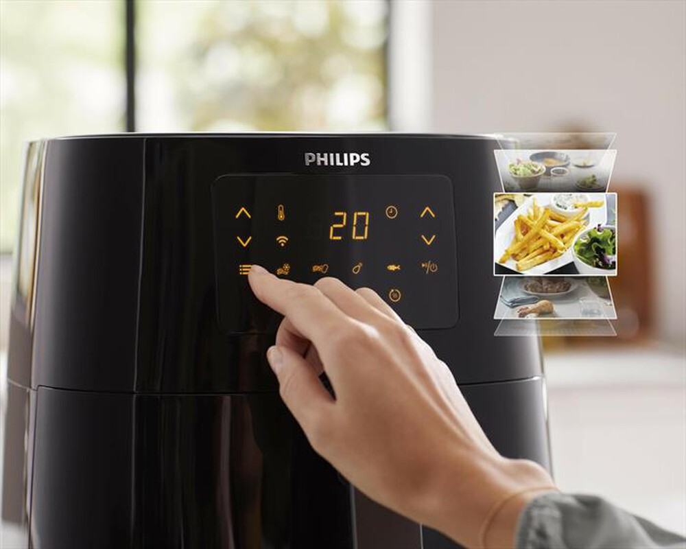 Immagine del prodotto PHILIPS - Friggitrice ad aria AIRFRYER XL CONNESSA HD9280/70-NERA