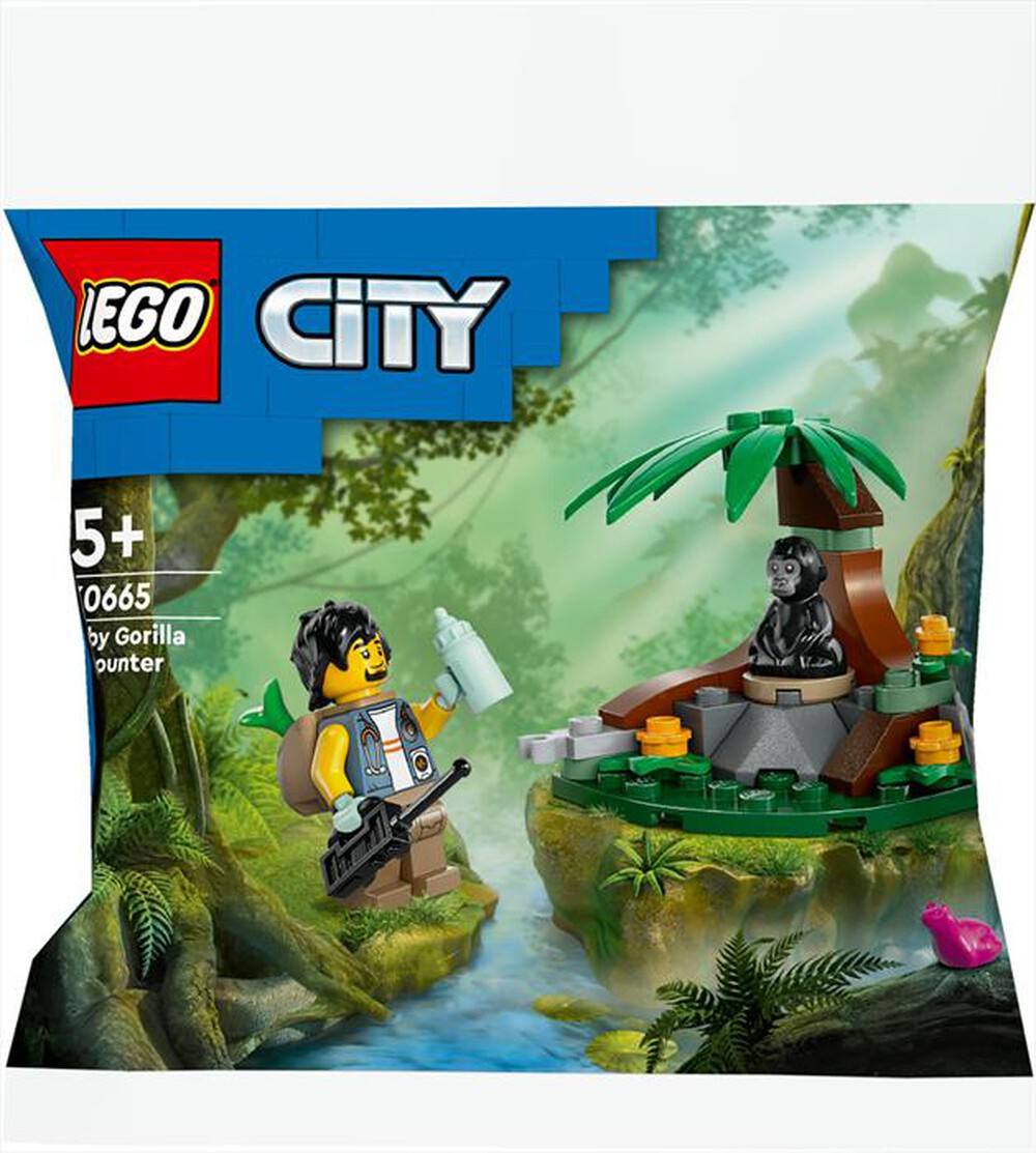 "LEGO - CITY L’incontro con il cucciolo di gorilla - 30665"
