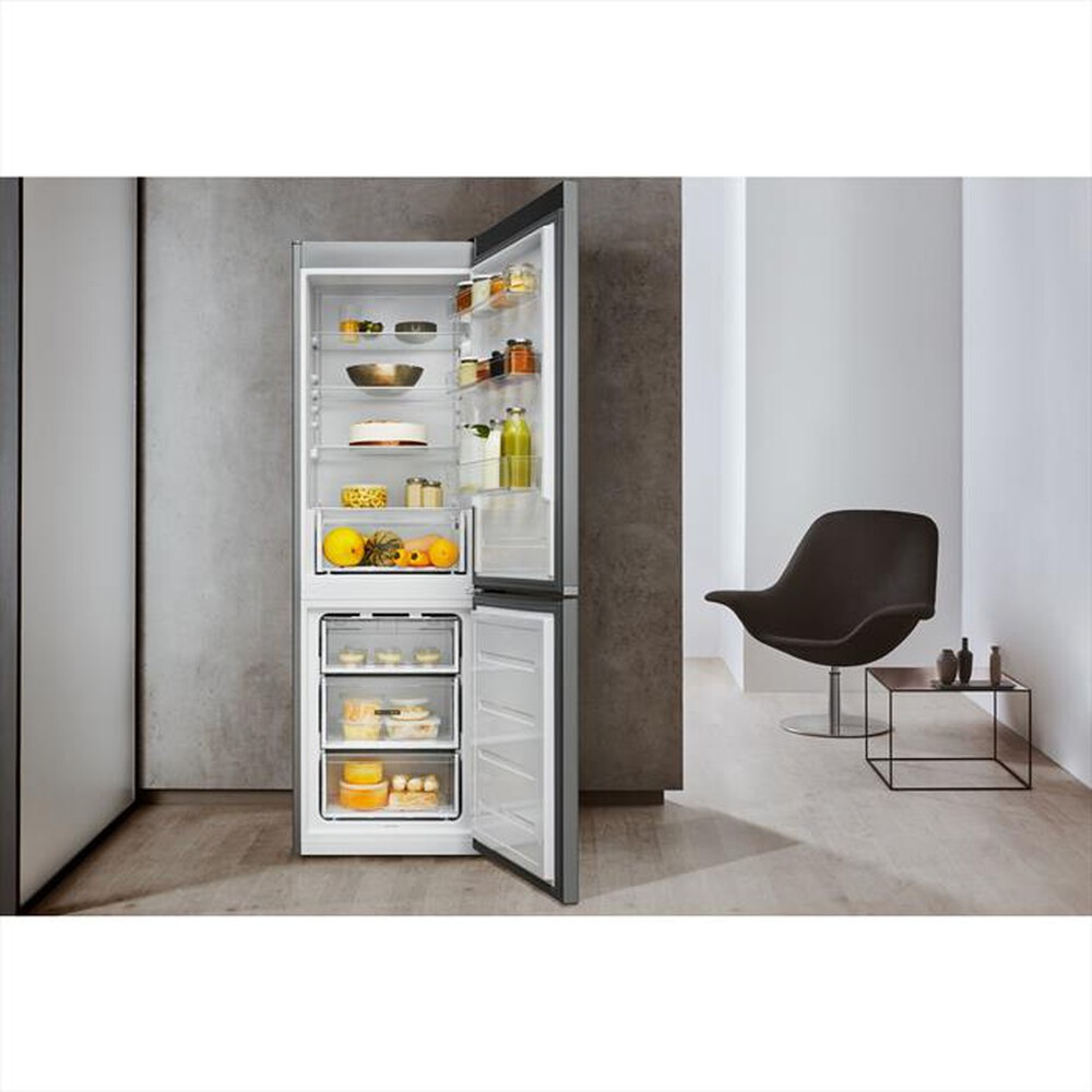 "WHIRLPOOL - Frigorifero combinato W5 821E OX 2 Classe E"