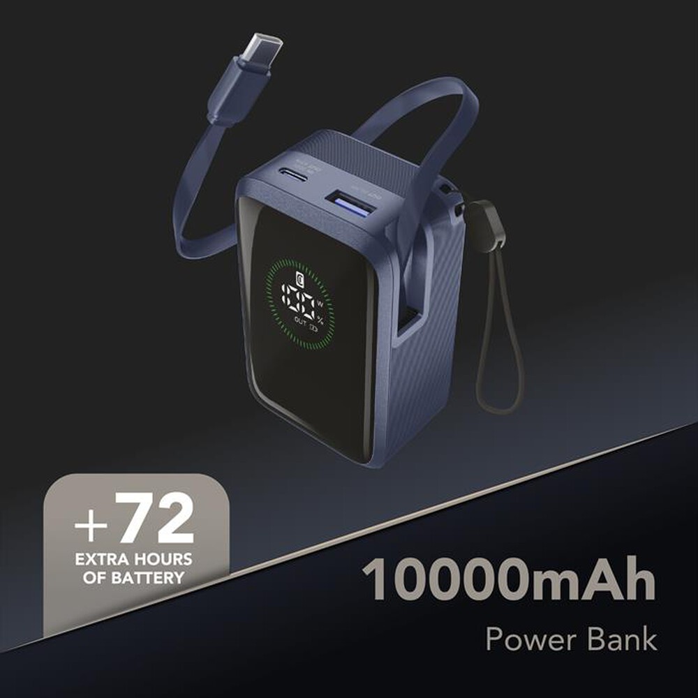 Immagine del prodotto CELLULARLINE - POWER BANK ROLLER 10000-Blu