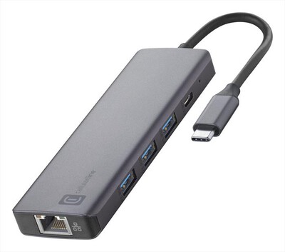 CELLULARLINE - HUB PRO a 9 porte-Nero