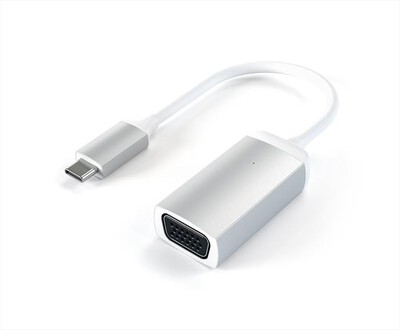 SATECHI - ADATTATORE USB-C A VGA-Silver