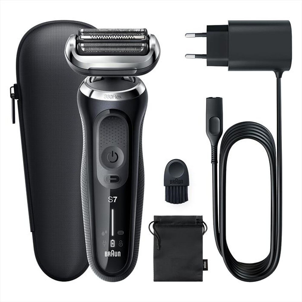 "BRAUN - Rasoio Elettrico Uomo SERIES 7 71-N1000S Flex 360°-NERO"