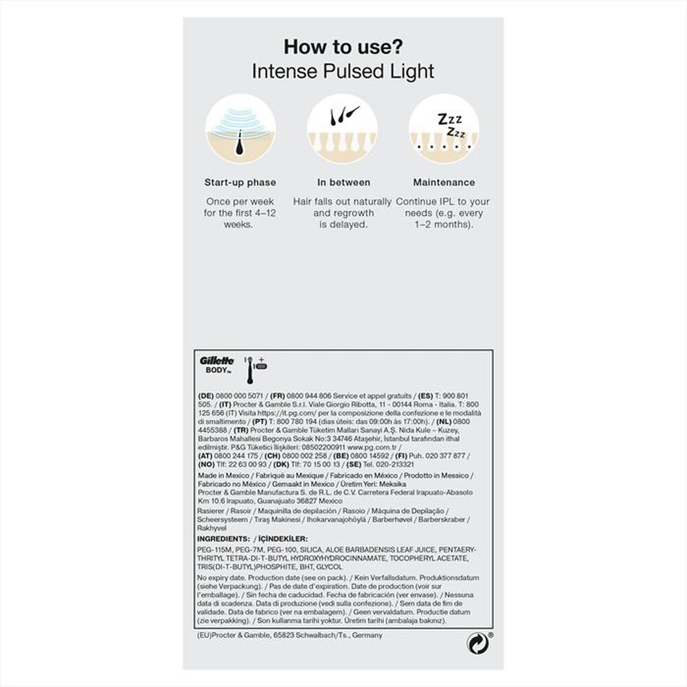 Immagine del prodotto BRAUN - LUCE PULSATA PL5145-BIANCO/ARGENTO