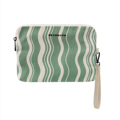 CASEME - Pochette in tessuto CMFABRICSLEEVEGNI-Verde Avorio