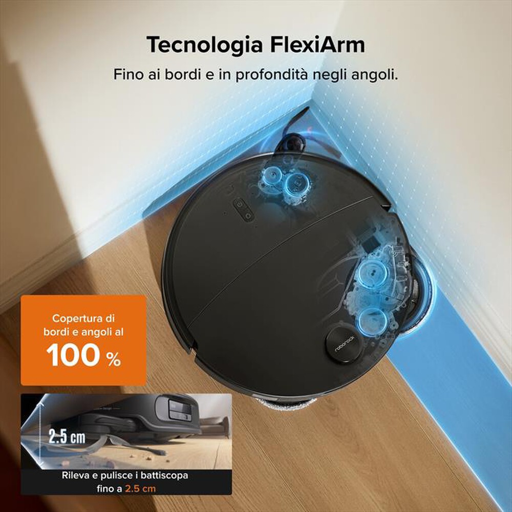 Immagine del prodotto ROBOROCK - Robot Qrevo Curv Edge 2X-nero