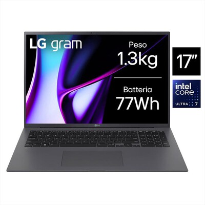 LG - Notebook GRAM 17Z90S 17" ultraleggero-Grigio