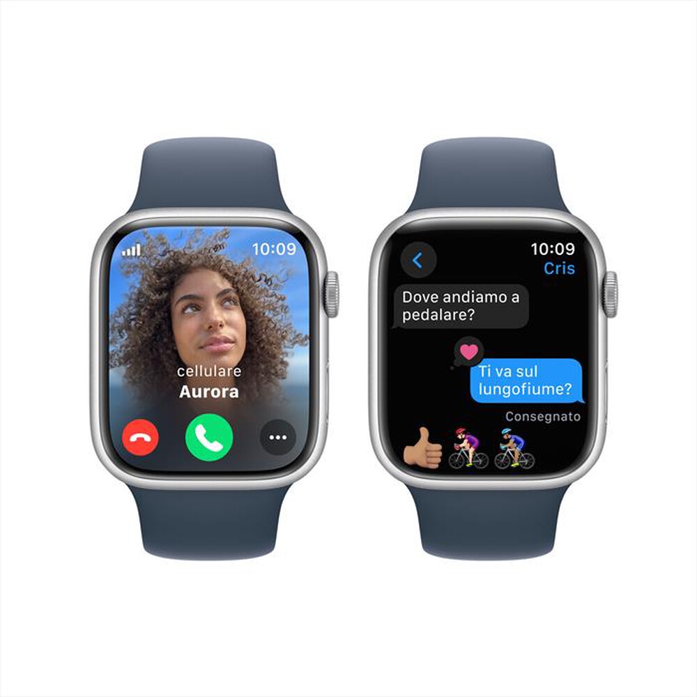 "APPLE - Watch Series 9 GPS + Cellular Cassa 45mm - M/L-Blu Tempesta"