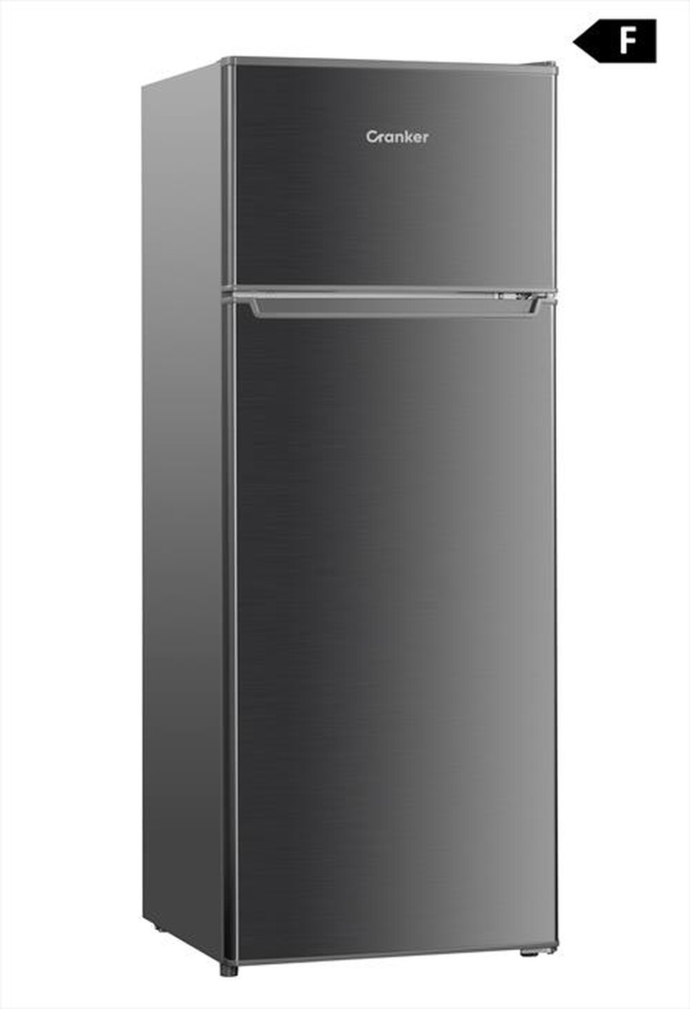 "CRANKER - Frigorifero 2 porte CRDP241XF Classe F 206 lt-INOX"