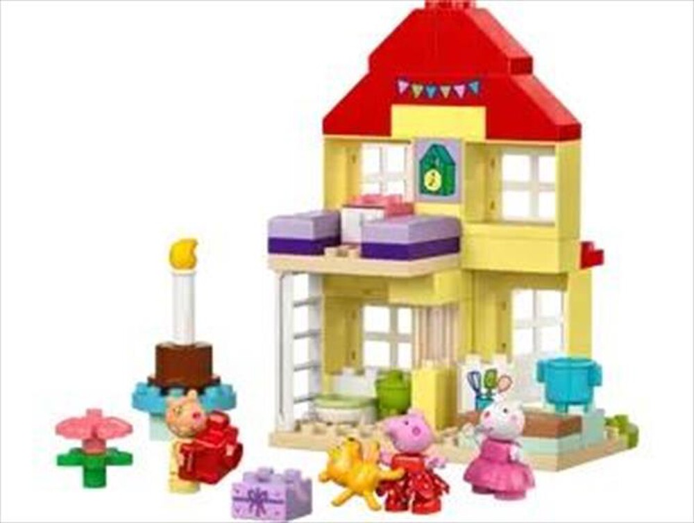 "LEGO - LA CASA DEL COMPLEANNO DI PEPPA PIG -10433-Multicolore"