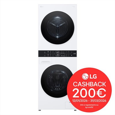 LG - Lavasciuga WASHTOWER WT1210WWF 12/10 Kg Classe A-Bianca
