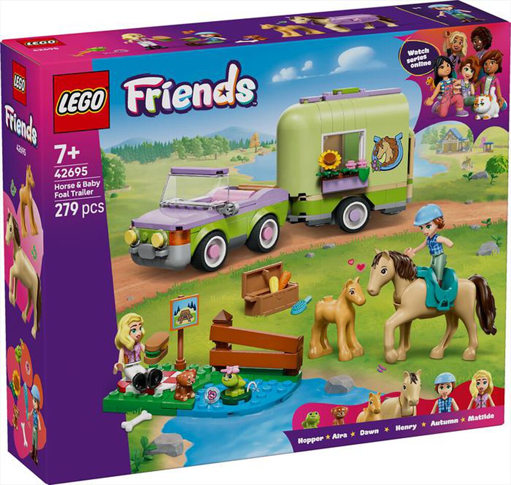 Immagine del prodotto LEGO - FRIENDS Rimorchio per cavallo e puledro - 42695