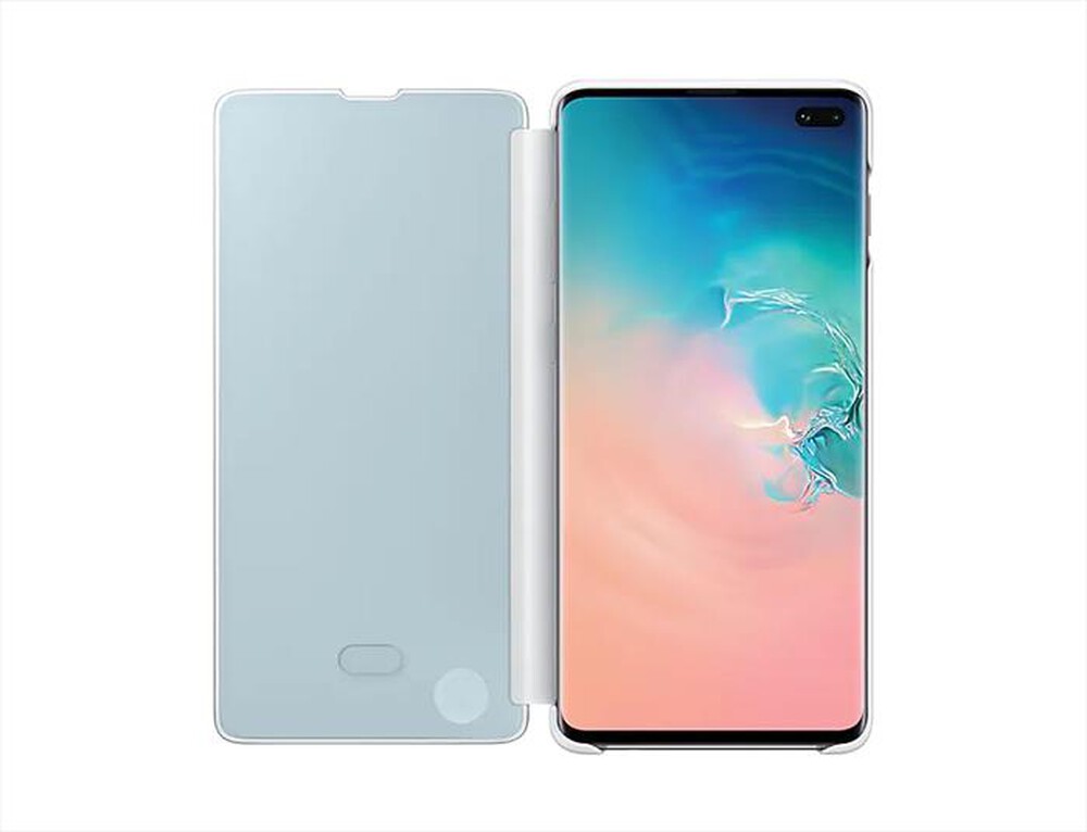 "SAMSUNG - CLEAR VIEW COVER GALAXY S10+-Bianco"