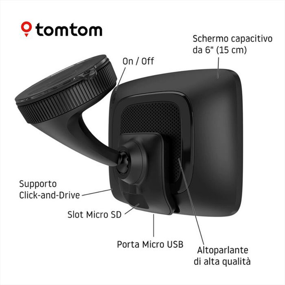 Immagine del prodotto TOM TOM - Navigatore portatile GO NAVIGATOR 6"