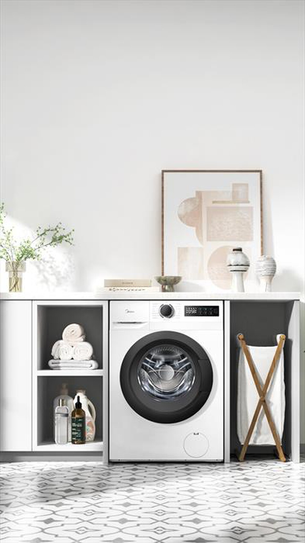 Immagine del prodotto MIDEA - Lavatrice slim MF110W60/W-IT 6Kg Classe D-Bianco