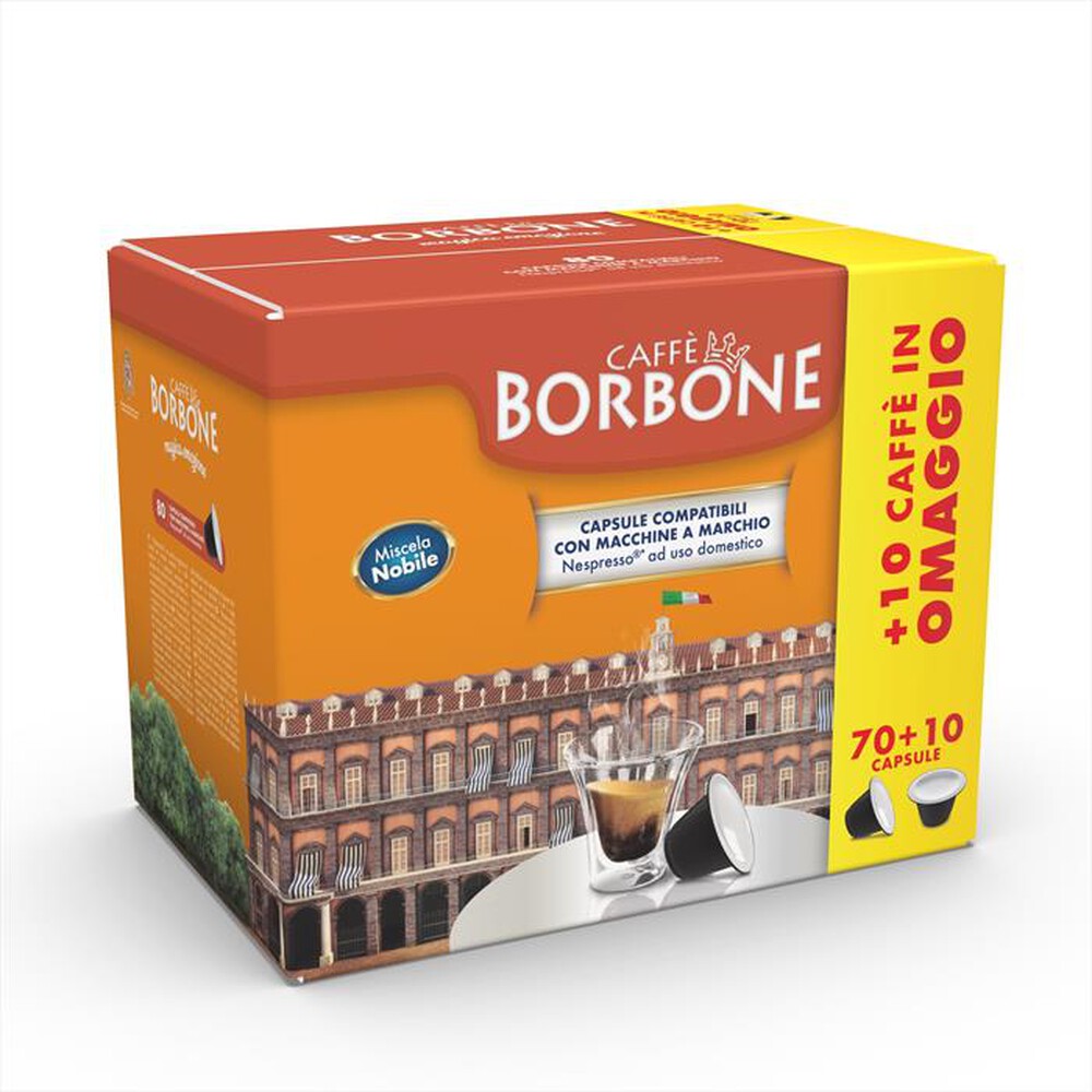 Immagine del prodotto CAFFE BORBONE - MISCELA DECISA - Nespresso 80 Caps-Multicolore