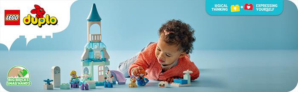 "LEGO - LA FESTA AL CASTELLO DI ANNA ED ELSA FROZEN-,"