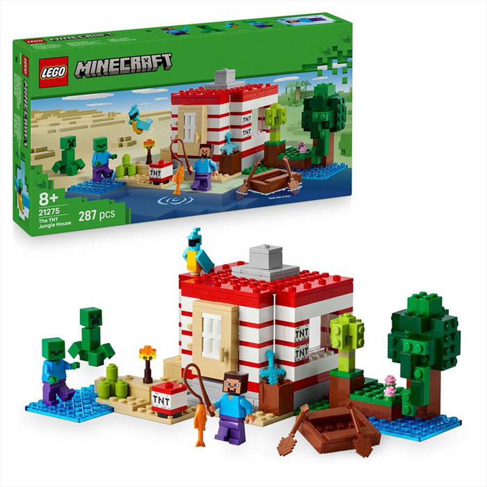 "LEGO - MINECRAFT Casa nella giungla esplosiva - 21275"