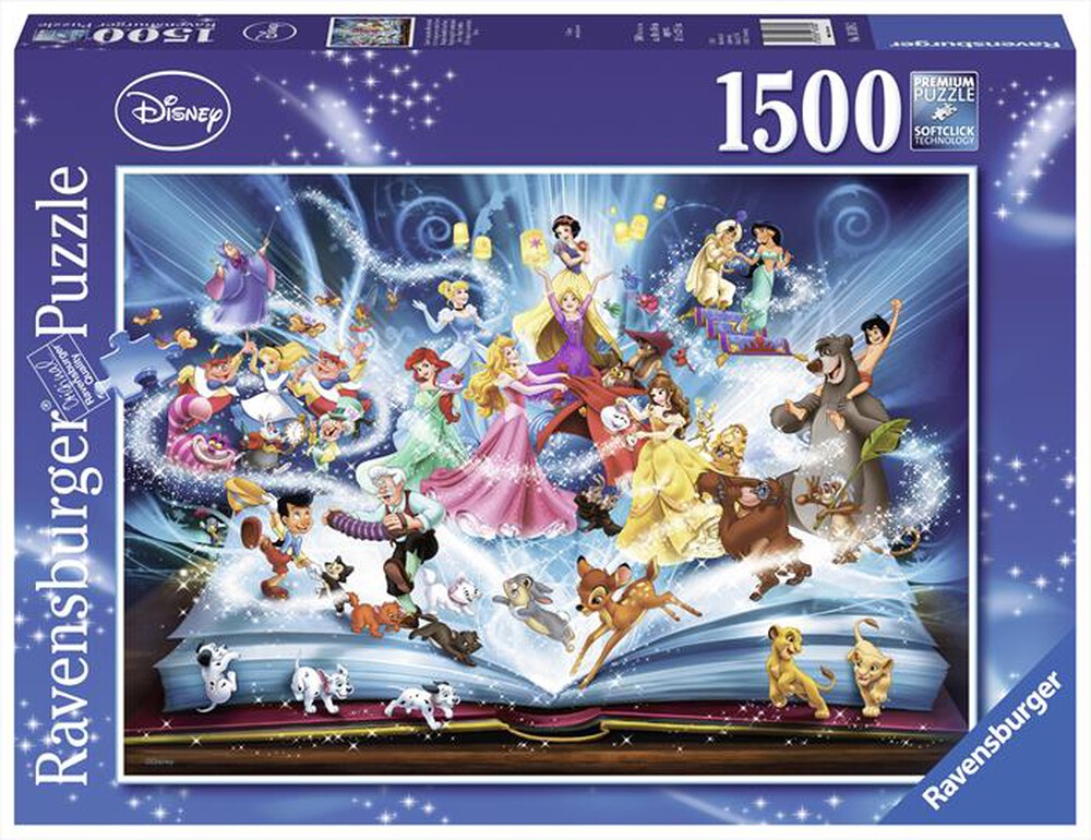 "RAVENSBURGER - IL MAGICO LIBRO DELLE FIABE DISNEY 1500 PEZZI"